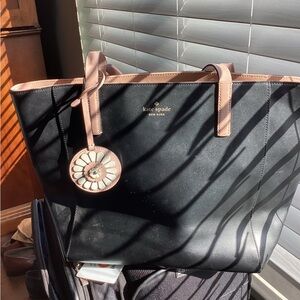 Kate Spade Black and Pink Tote Bag